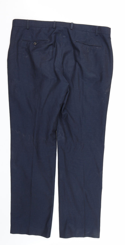 Burton Mens Blue Dress Pants Trousers Size 38 L31 in