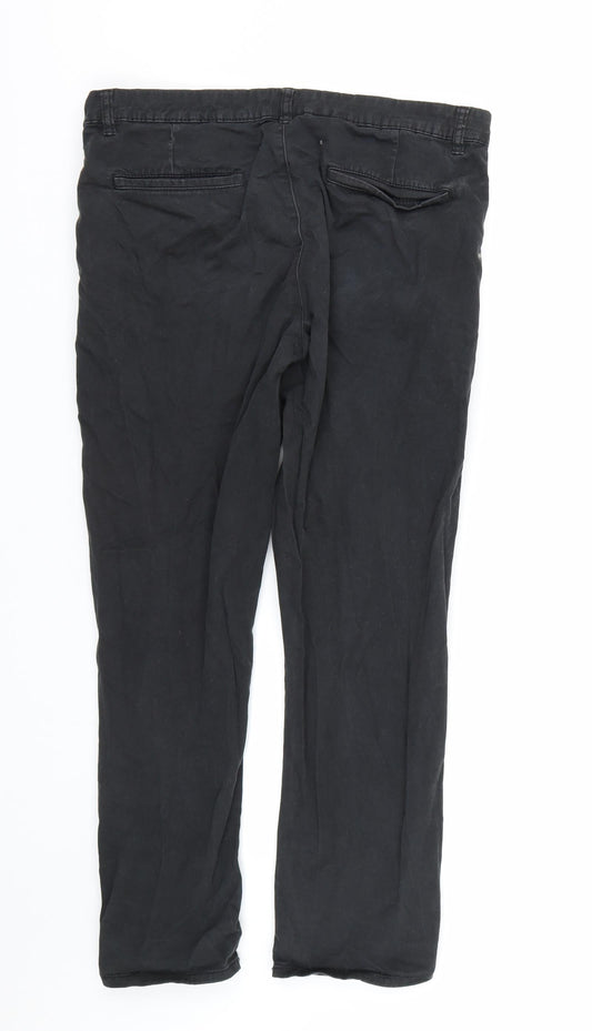 Red Herring Womens Black Trousers Size 34 L26 in
