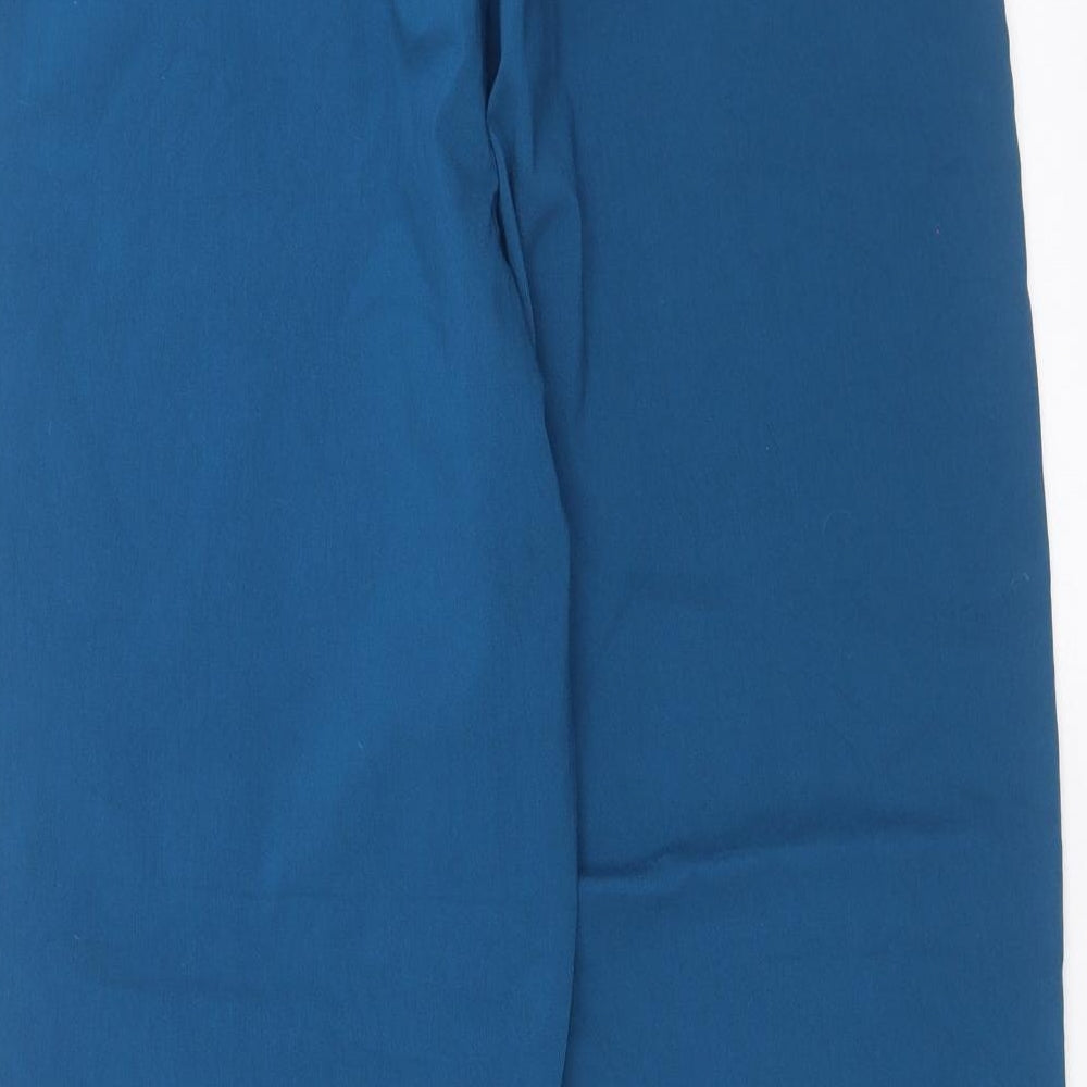 Womens UK Size 30 in Preworn Regular Fit Blue Trousers