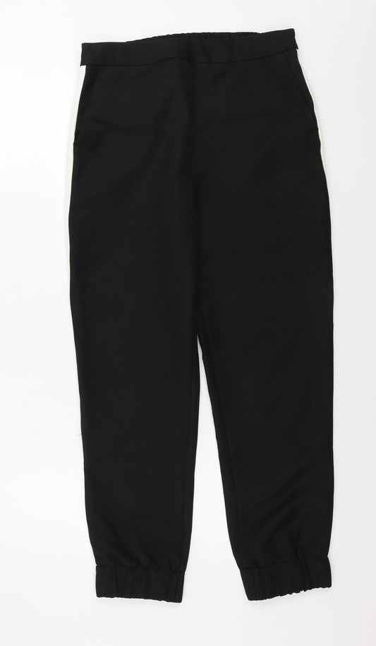 Womens UK Size 8 ASOS Regular Fit Black Trousers