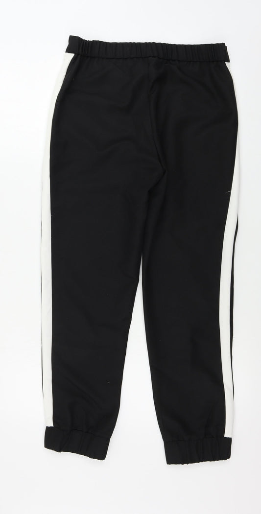 Womens UK Size 8 ASOS Regular Fit Black Trousers