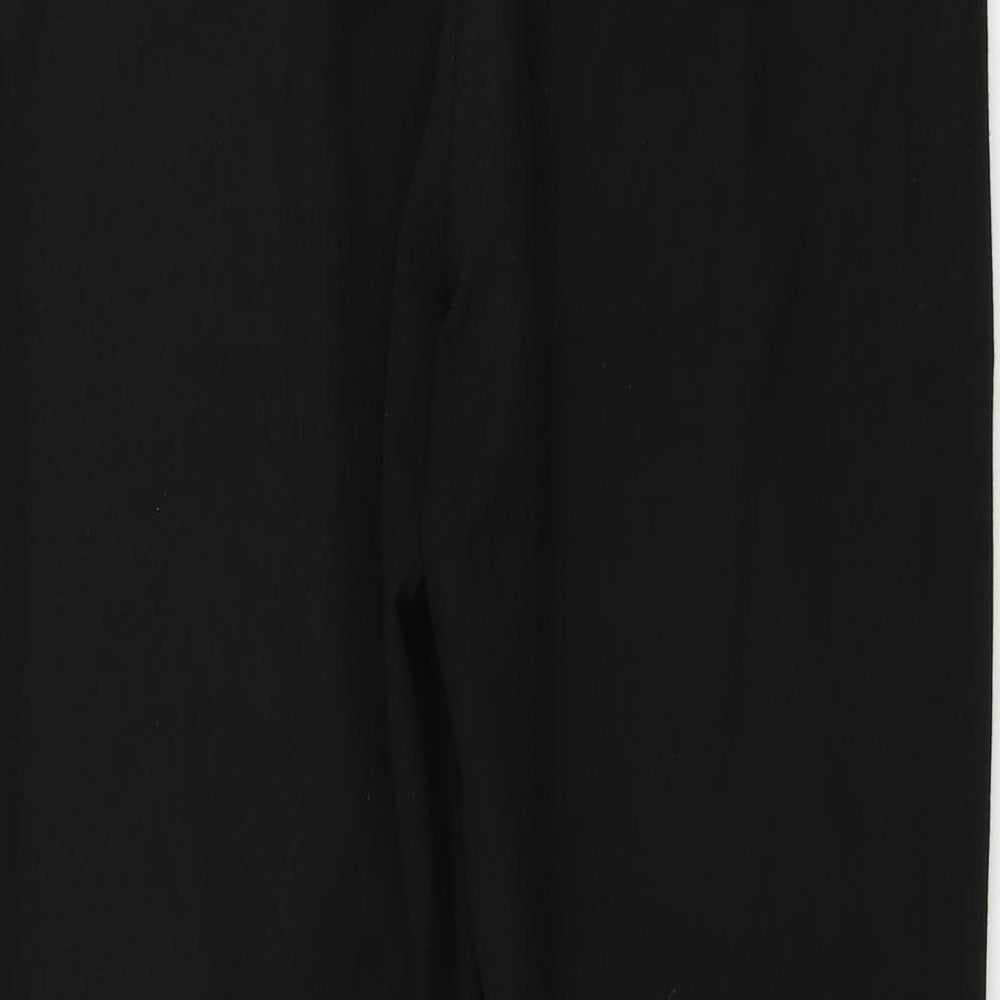 Womens UK Size 32 in Preworn Regular Fit Black Trousers