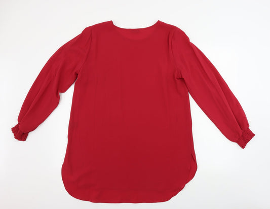Papaya Womens Pink A-Line Size 14