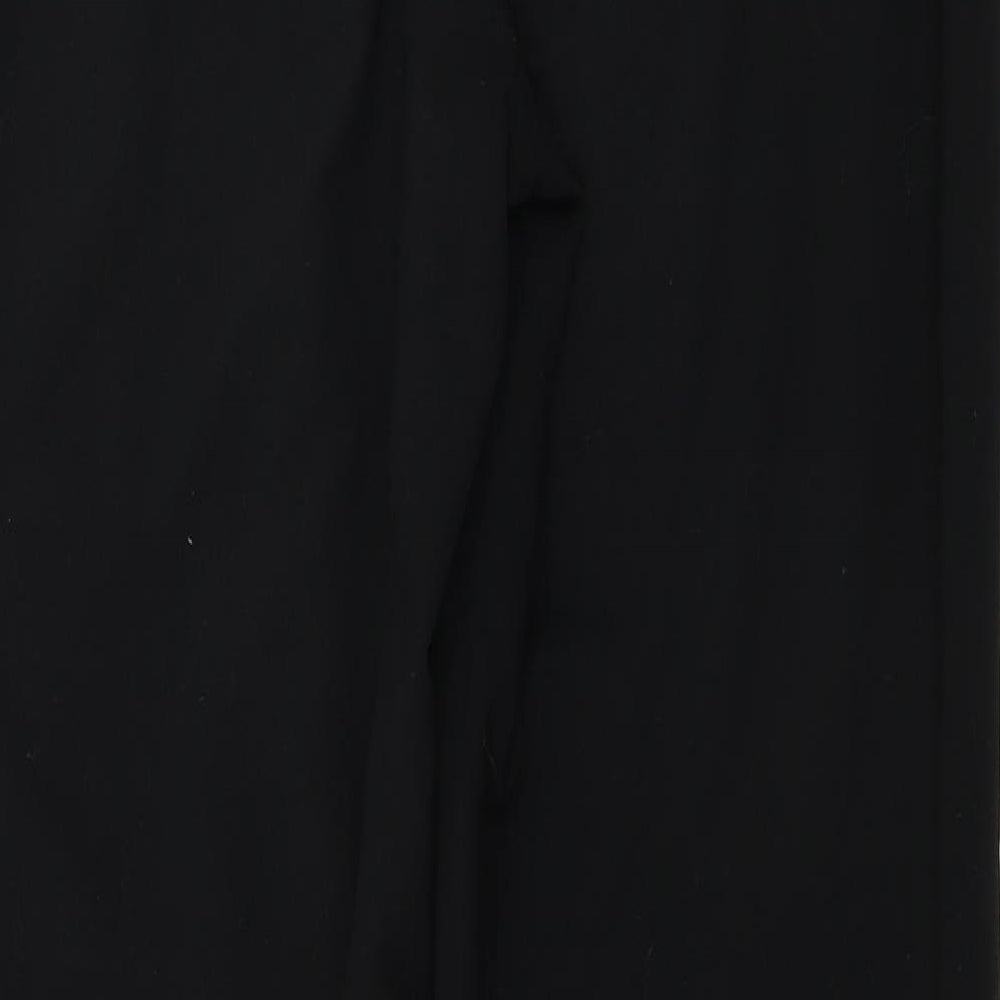 Womens UK Size 14 Marks and Spencer Regular Fit Black Trousers