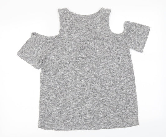 Womens UK Size 8 New Look Grey Pullover Jumper
