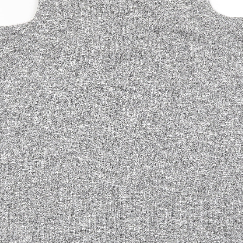 Womens UK Size 8 New Look Grey Pullover Jumper