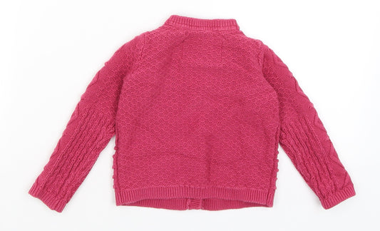 TU Baby Pink Cardigan Jumper Size 9-12 Months