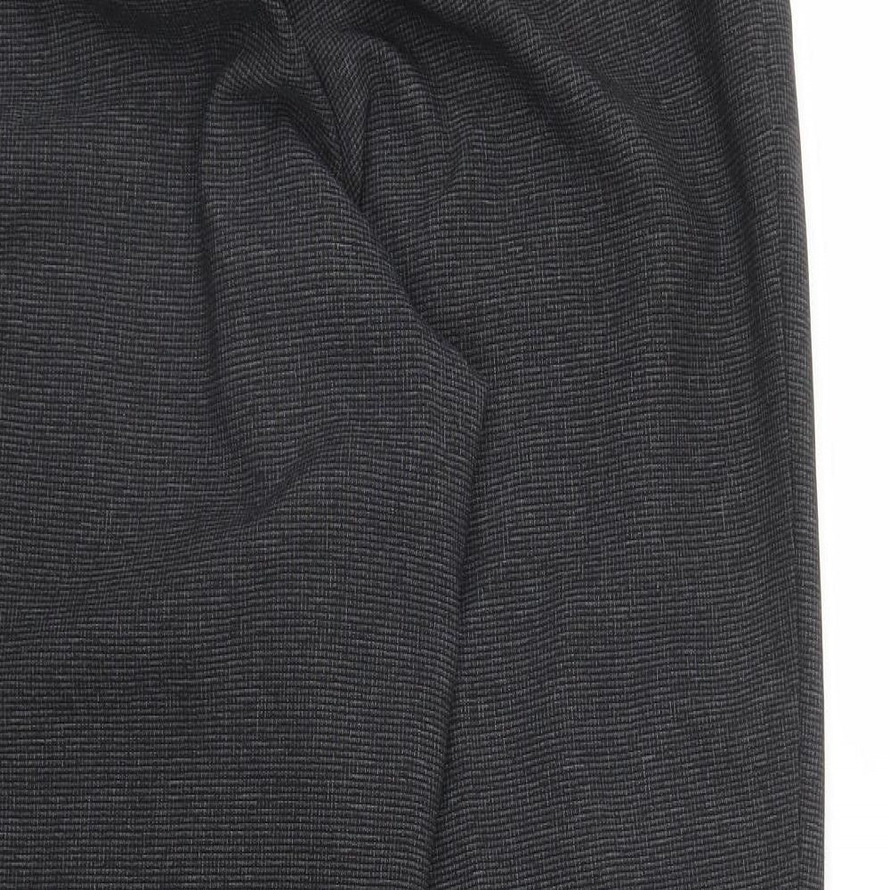 Womens UK Size M Preworn Regular Fit Grey Trousers