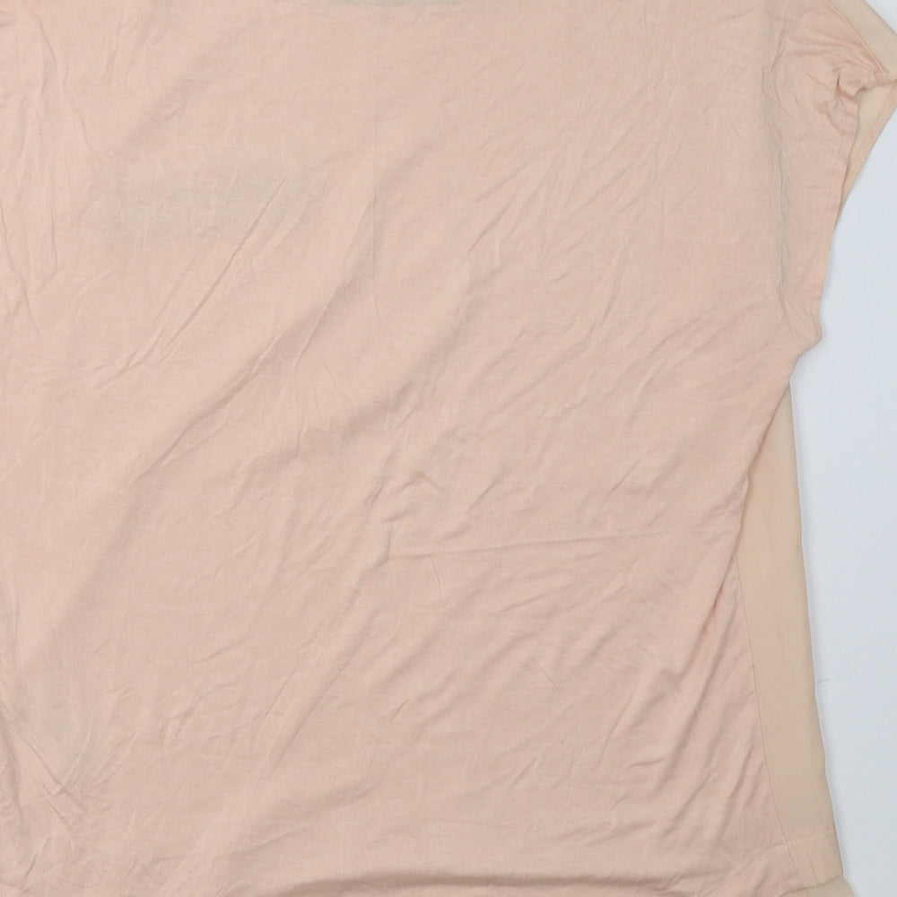 Womens UK Size L Oasis Pink Basic Blouse