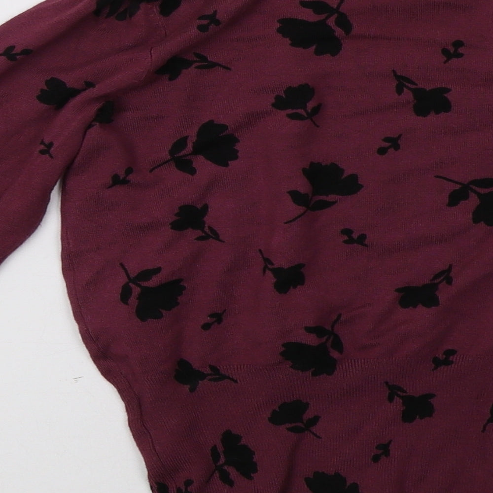 Womens UK Size 8 Marks and Spencer Purple Pullover Sweatshirt