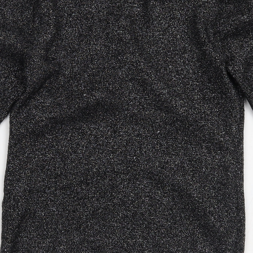 Womens UK Size 10 M&Co Silver Basic Blouse