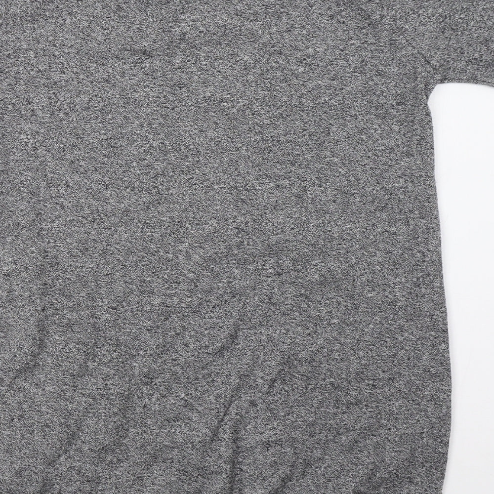 Brand and care label for Primark women’s grey jumper dress, size UK 8