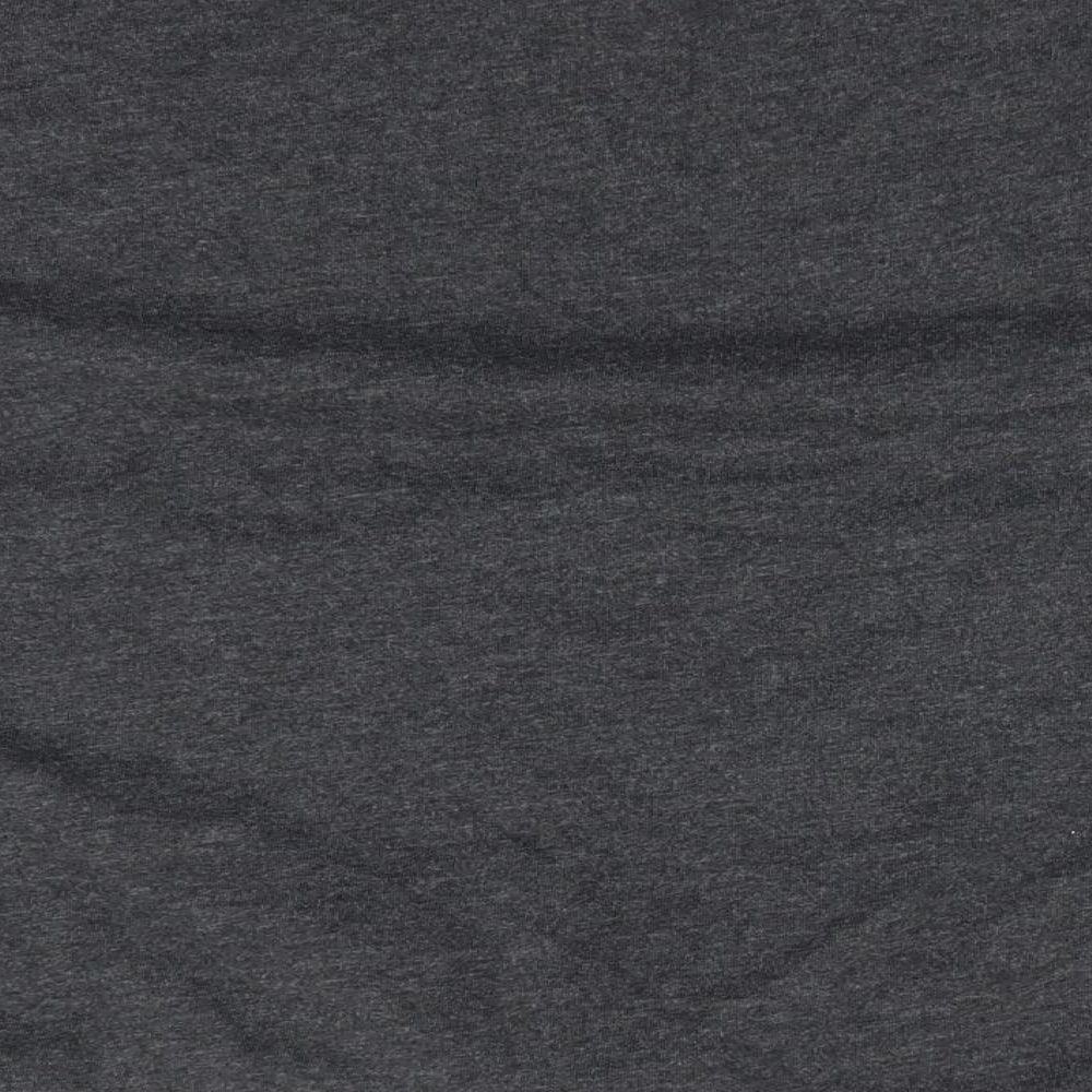 New Look Womens Grey Solid Pyjama Top Size M - Front Tie Top - Satur-yay