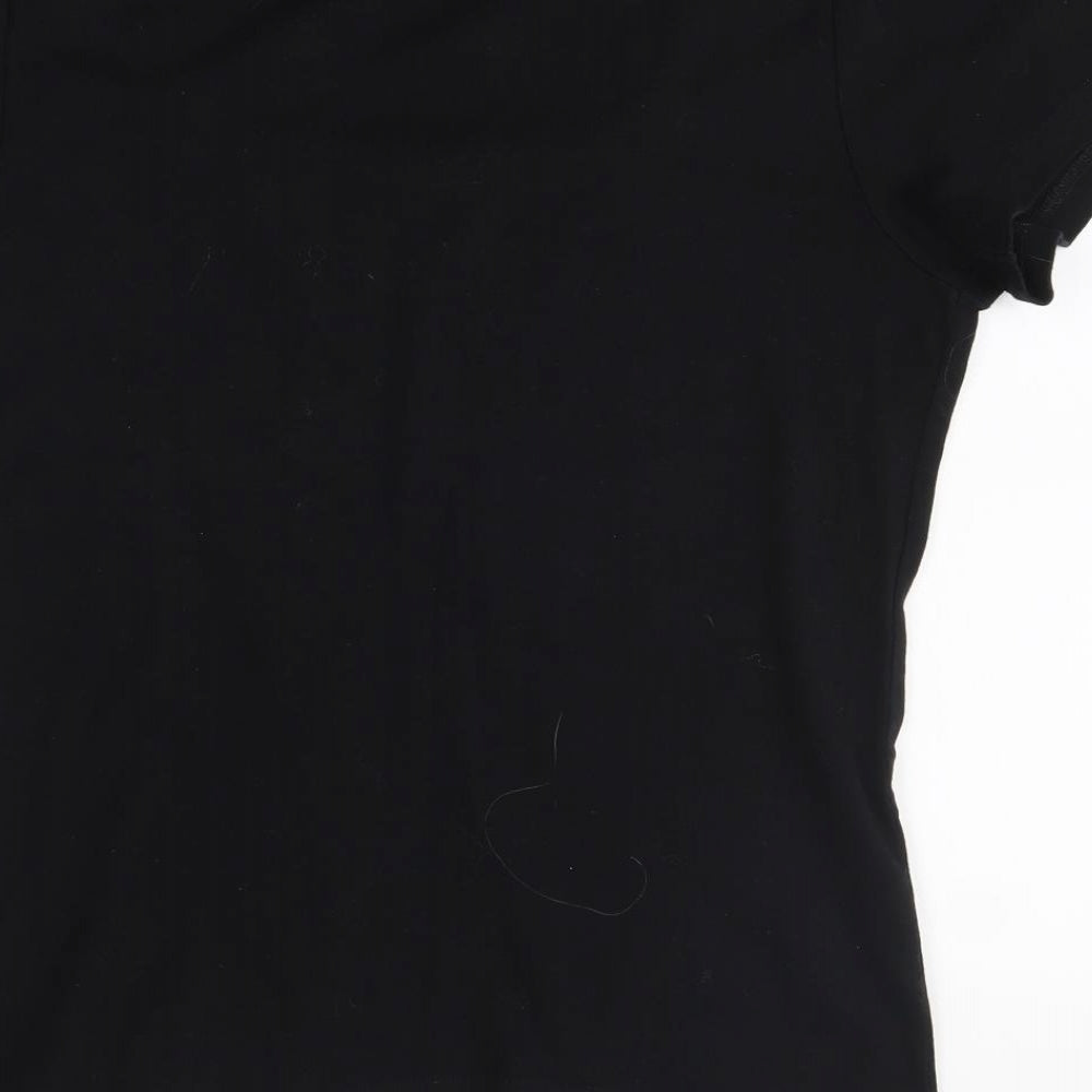 Cotton Traders Womens Black Pullover Jumper Size 10