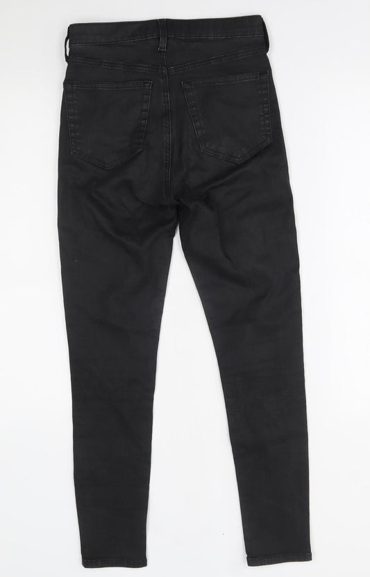 Topshop Womens Black Skinny Jeans Size 28 in L32 in -
