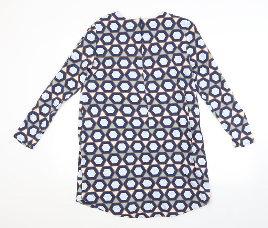 H&M Womens Multicoloured Argyle/Diamond Jumper Dress Size M