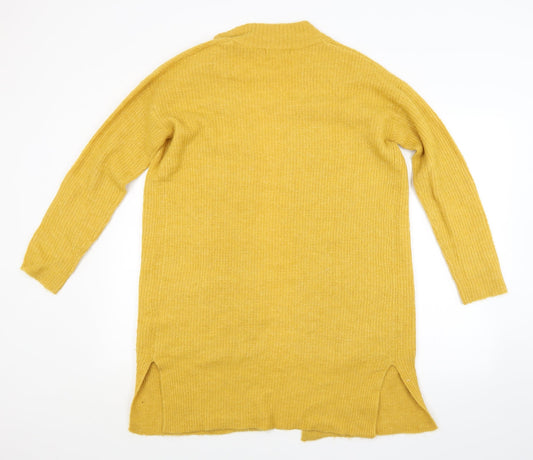 Avenue Womens Yellow Cardigan Jumper Size 8