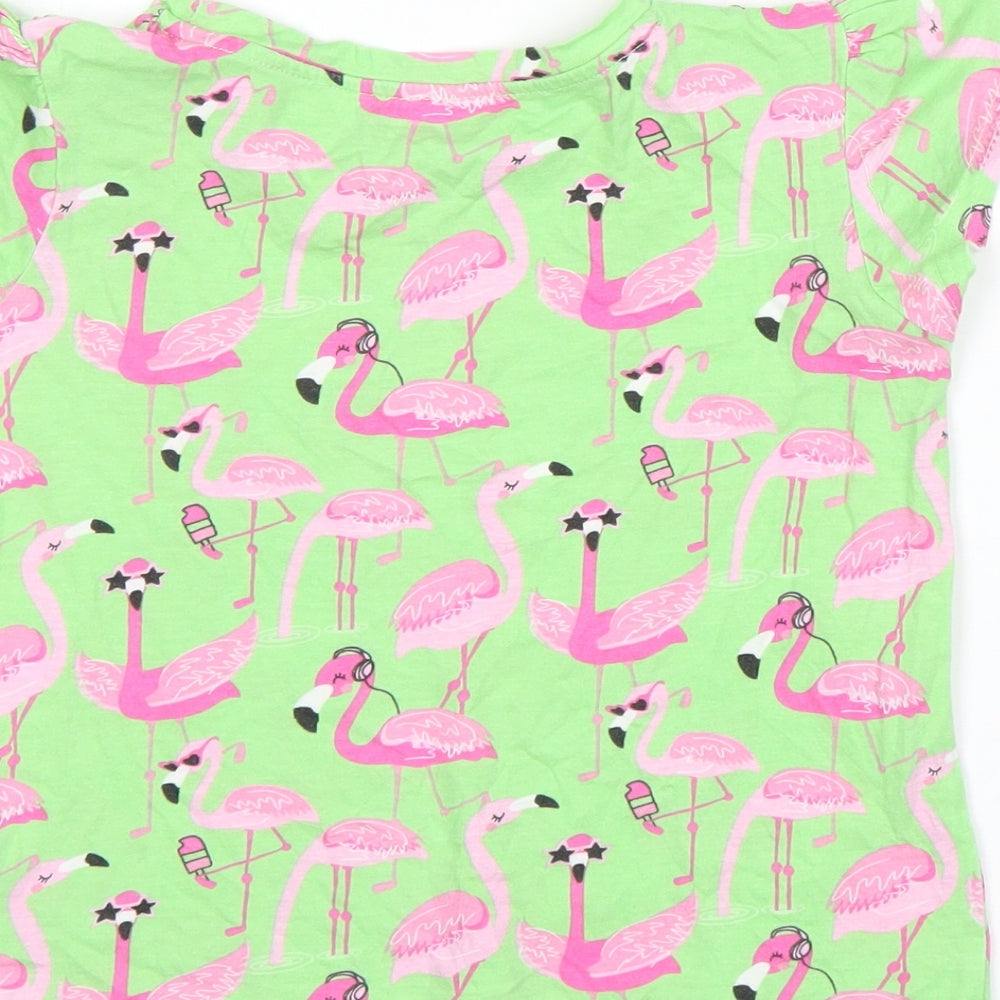 St Bernard Girls Multicoloured Animal Print Basic T-Shirt Size 7-8 Years