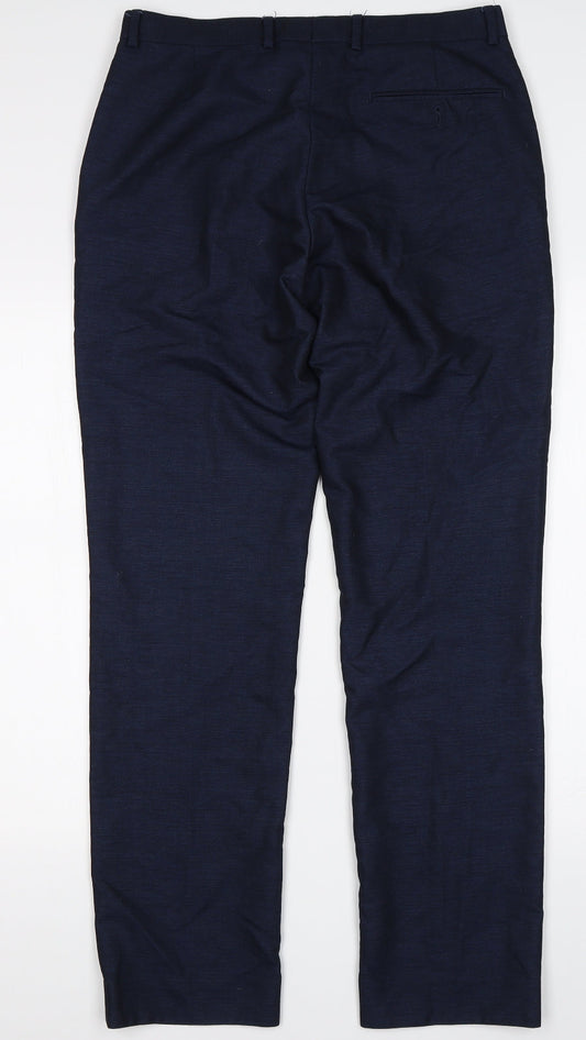 Matalan Mens Blue Trousers Size 32 L33 in