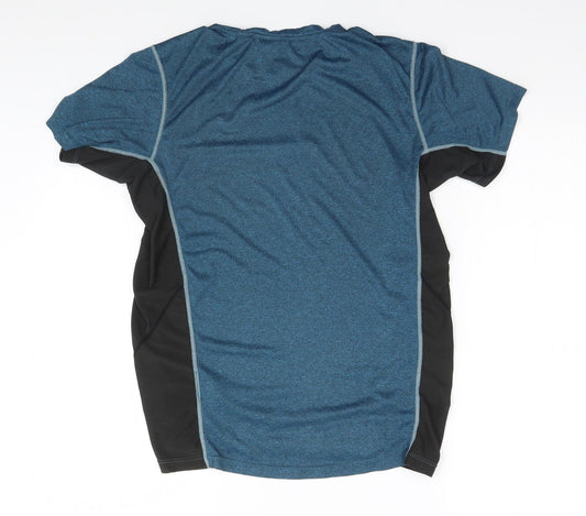 North Ridge Mens Blue Basic T-Shirt