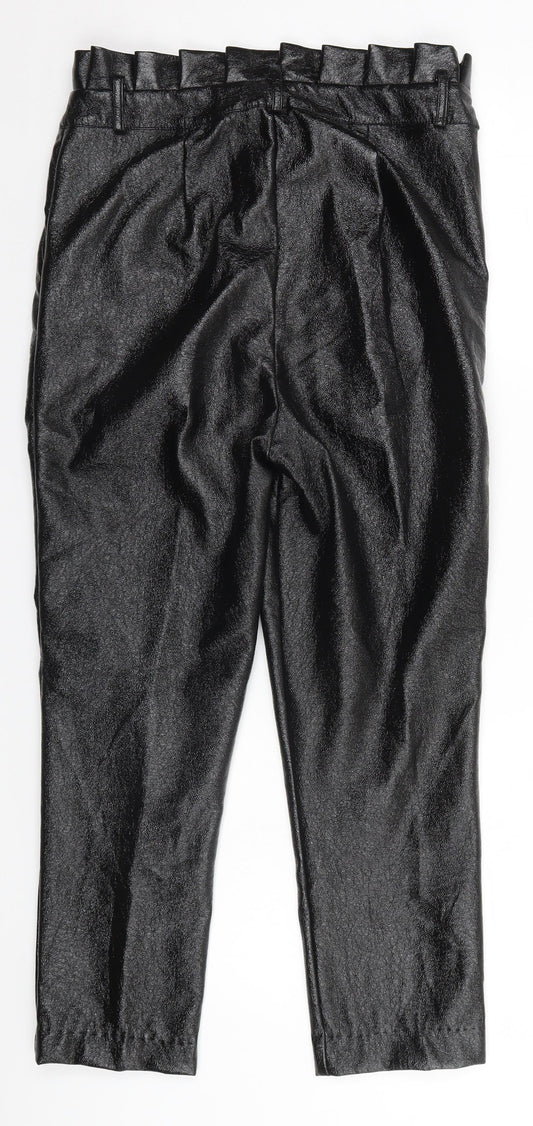 Womens UK Size M Noisy may Regular Fit Black Trousers