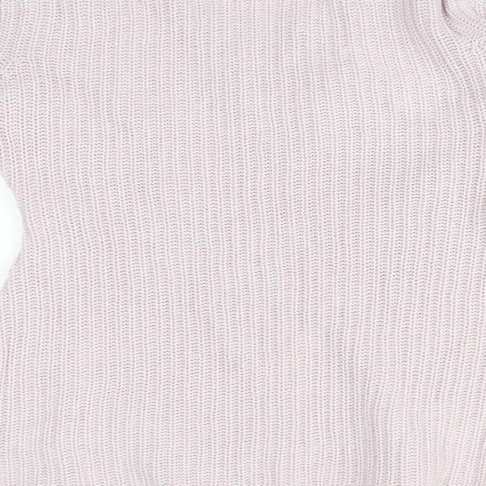 Womens UK Size Preworn Pink Basic T-Shirt