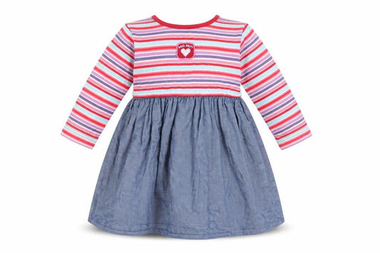 NEXT Girls Multicoloured Striped Fit & Flare Size 6-9 Months