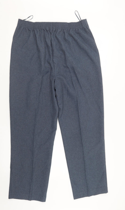 Bonmarché Womens Blue Trousers Size 14 L27 in