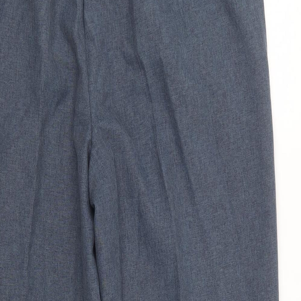 Bonmarché Womens Blue Trousers Size 14 L27 in