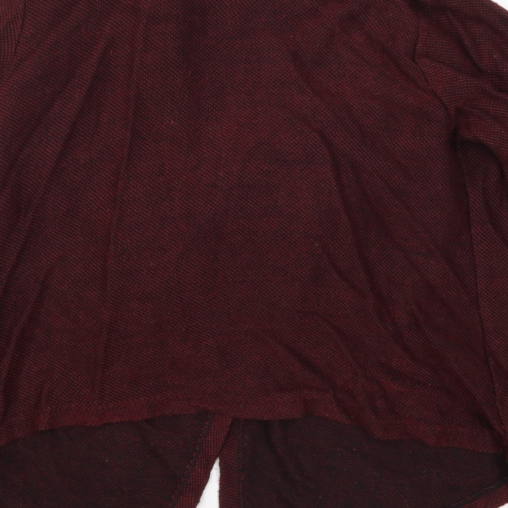 Womens UK Size 12 New Look Red Cardigan Jumper