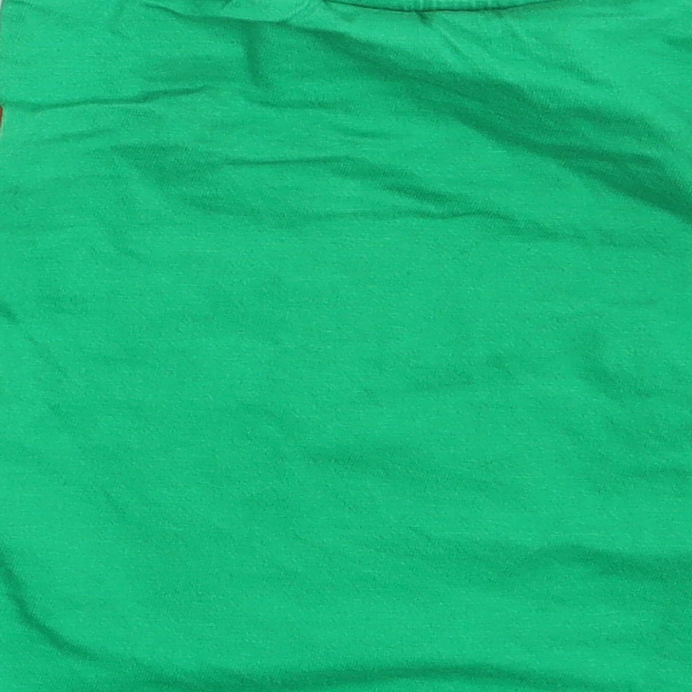 Made By Elves Boys Green Striped Basic T-Shirt Size 2-3 Years