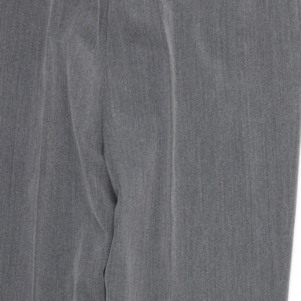 bm collection Womens Grey Trousers Size 12 L25 in