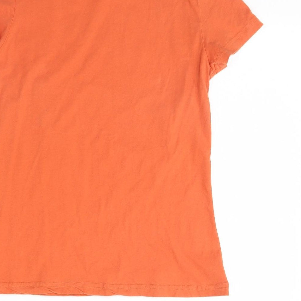 Glamorous Womens Orange Basic T-Shirt Size 8 - seventies