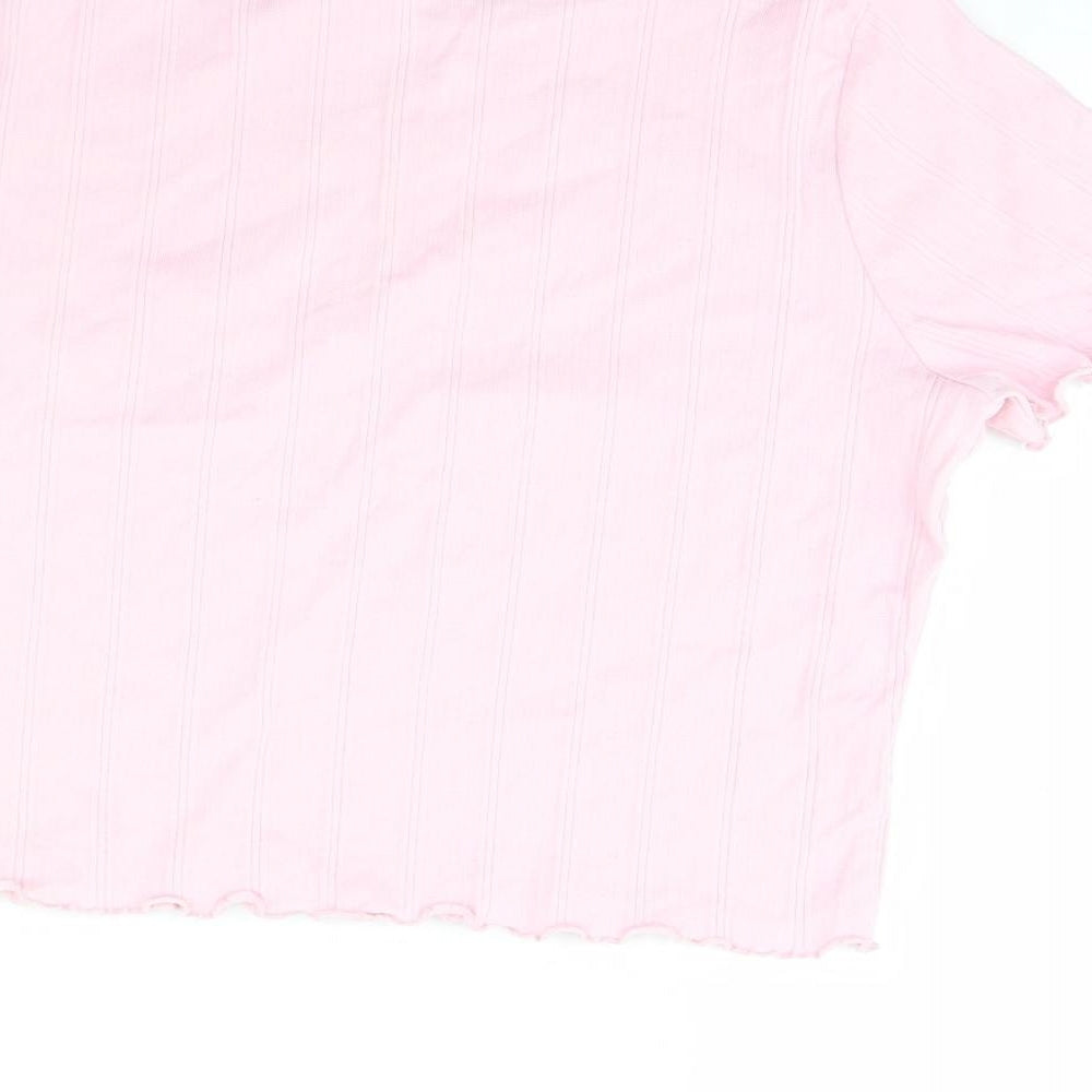 Primark Womens Pink Basic T-Shirt Size L