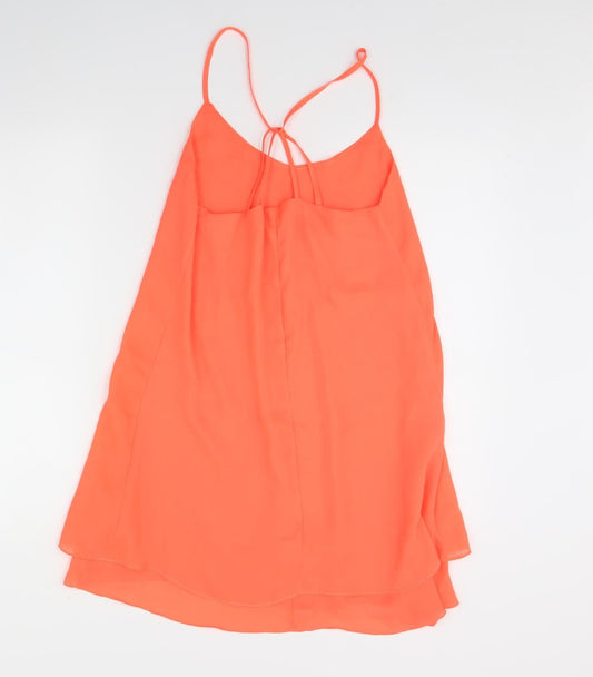Ribbon Womens Orange Shift Size 10