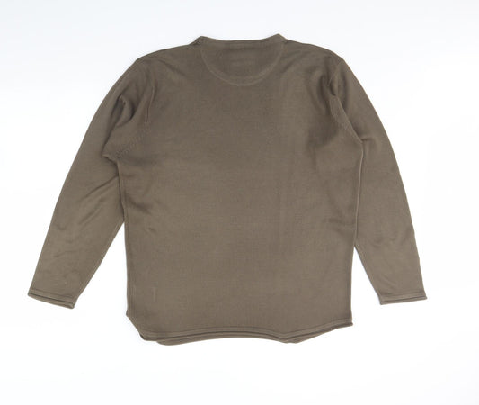 NEXT Mens Brown Pullover Jumper Size L