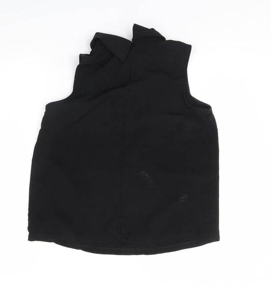 Papaya Womens Black Basic Tank Size 12