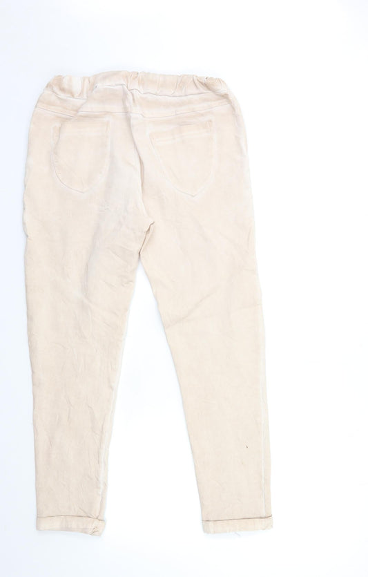 Womens UK Size 30 in Preworn Regular Fit Pink Trousers