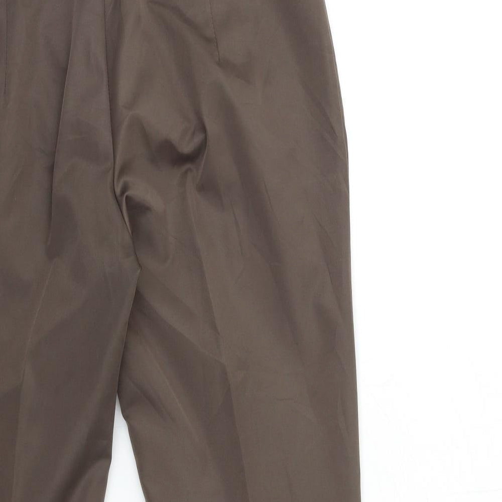 Matret Womens Brown Trousers Size 18 L28 in