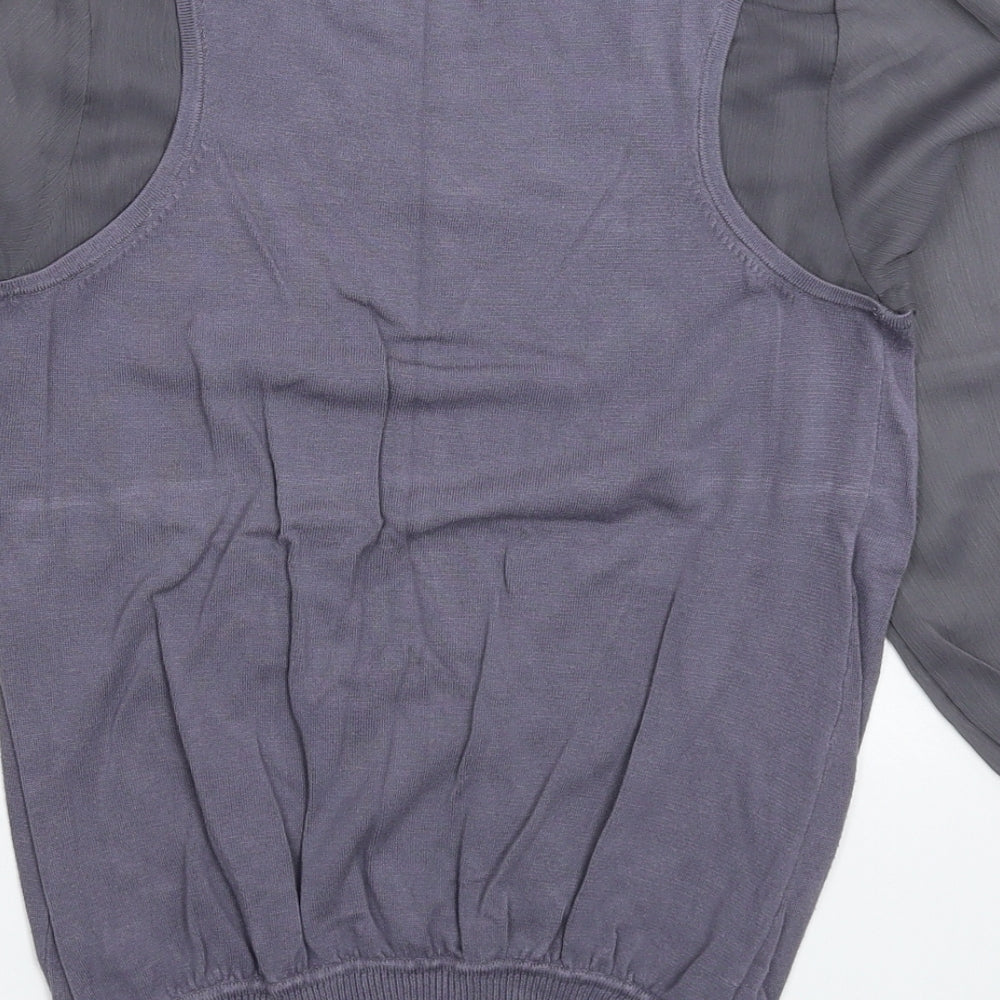 Womens UK Size 10 NEXT Grey Pullover Jumper