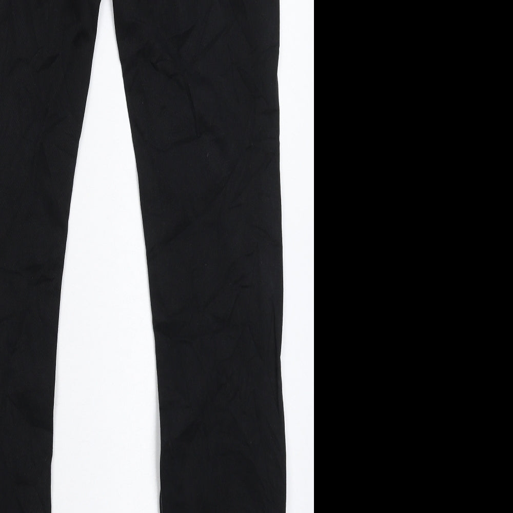Brand and care label for Only women’s black denim skinny jeans, size UK 26, in, 31-inch leg