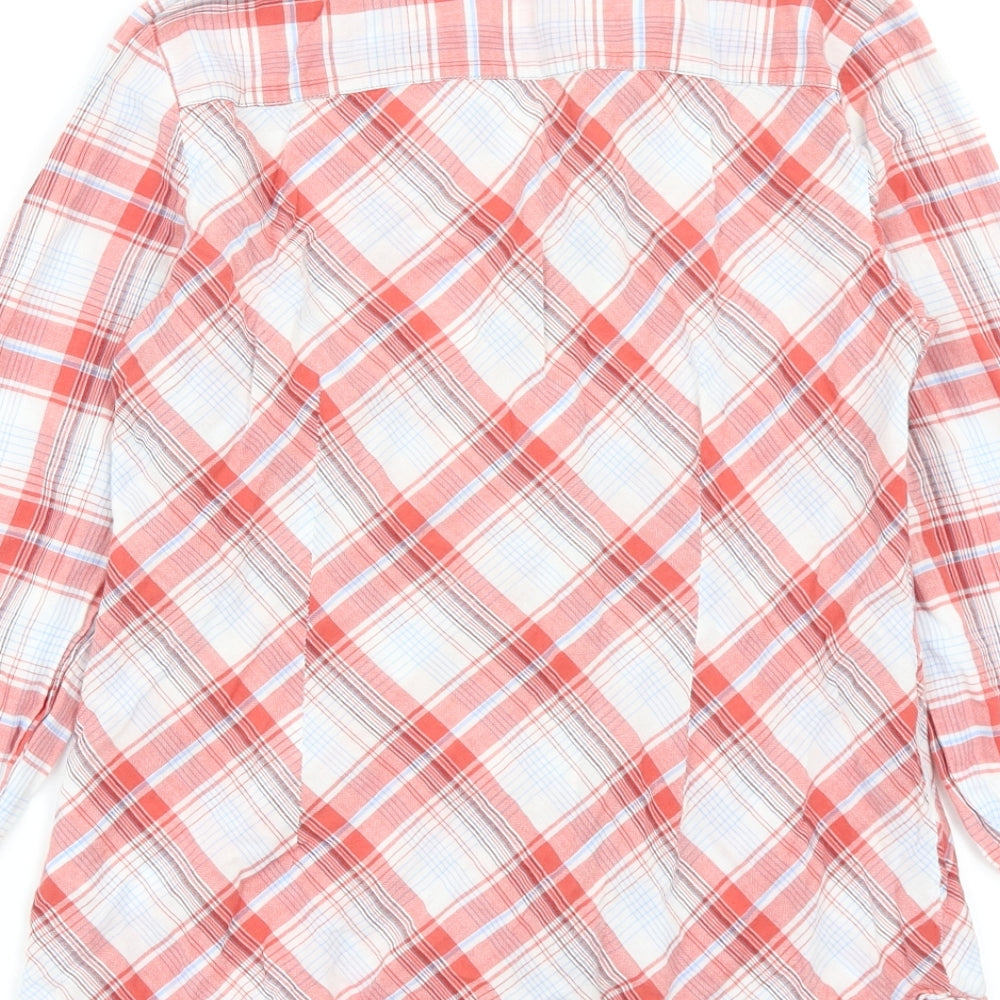 Asda George Womens Multicoloured Check Basic Button-Up Size 12
