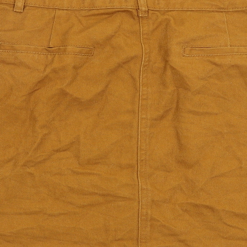 TU Womens Brown Flare Skirt Size 10