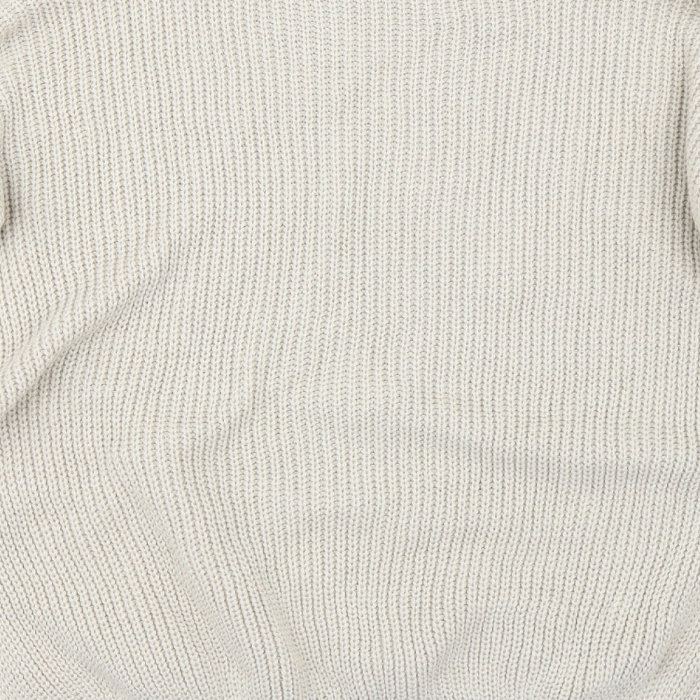 Womens UK Size L Femme Luxe Brown Pullover Jumper