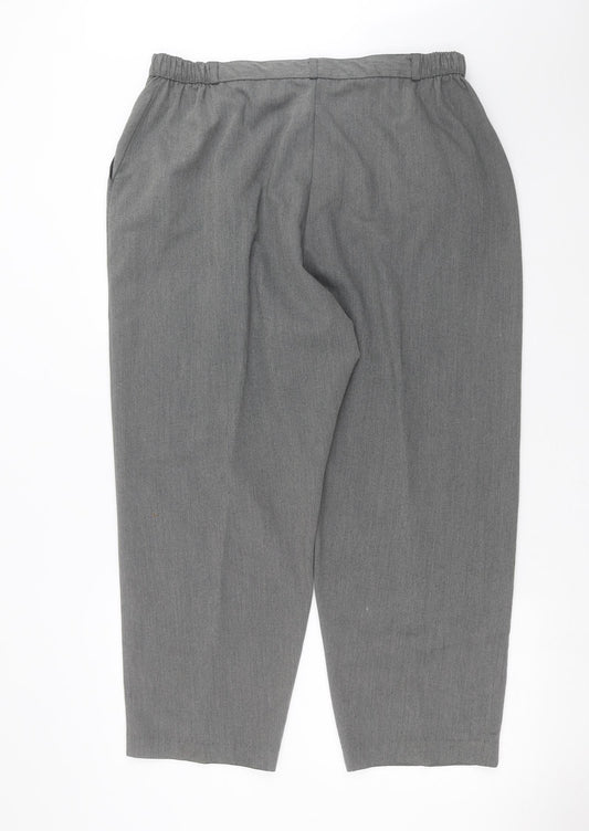 Womens UK Size 36 in Preworn Regular Fit Grey Trousers