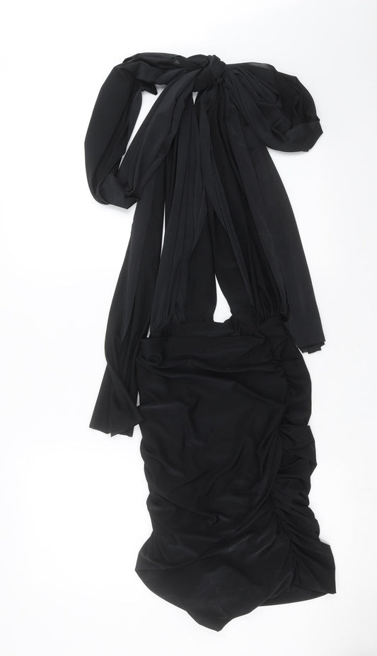 Missguided Womens Black Mini Size 8