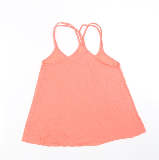 Primark Womens Orange Basic T-Shirt Size 10