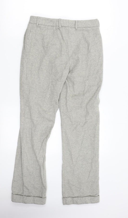 Womens UK Size 10 Preworn Regular Fit Grey Trousers