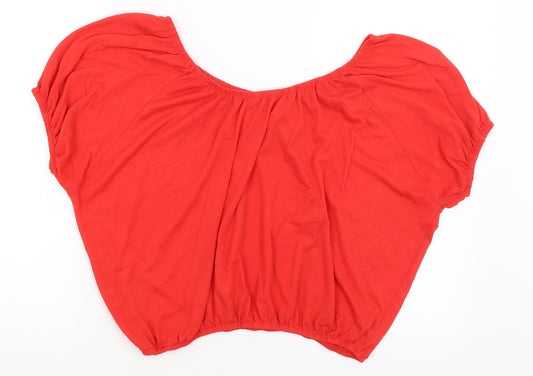 Atmosphere Womens Red Basic T-Shirt Size 14