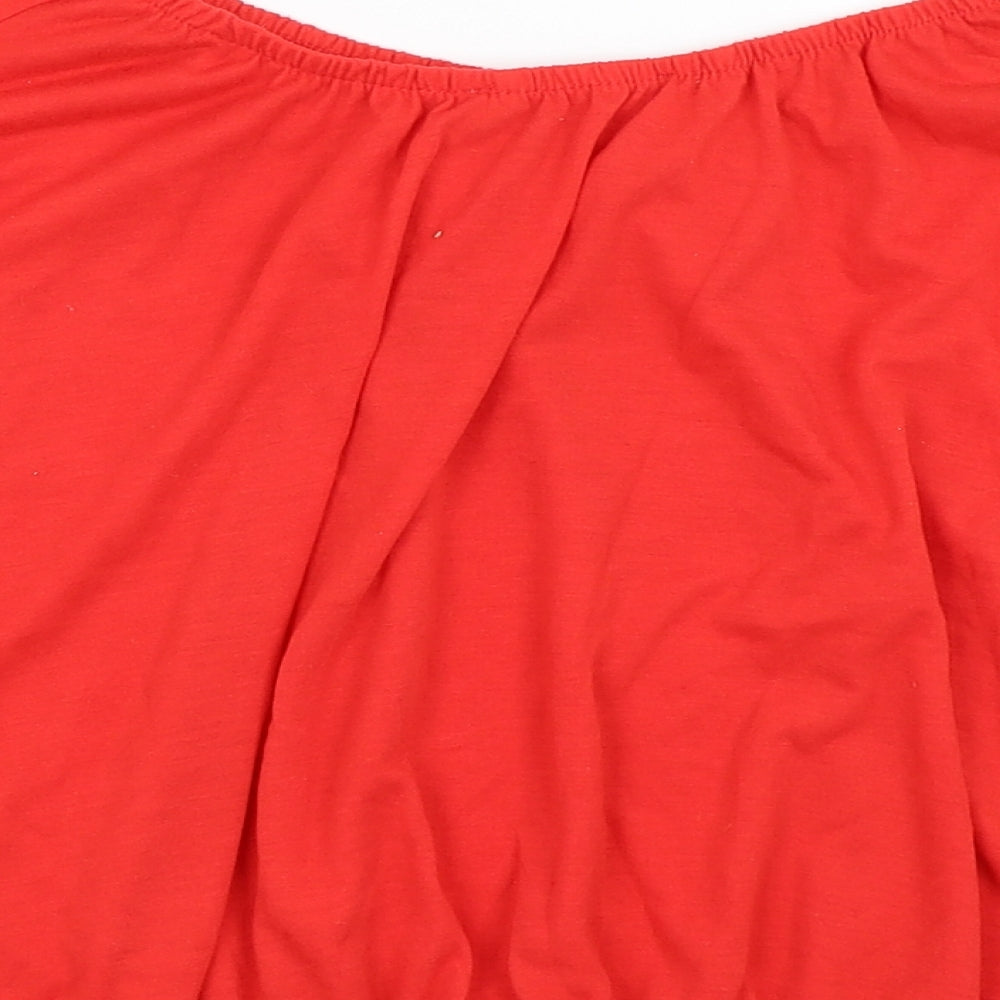 Atmosphere Womens Red Basic T-Shirt Size 14